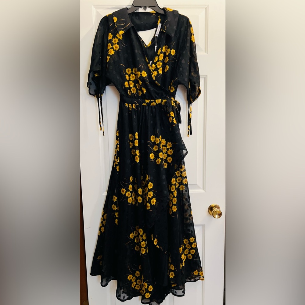 Dress party with collar
